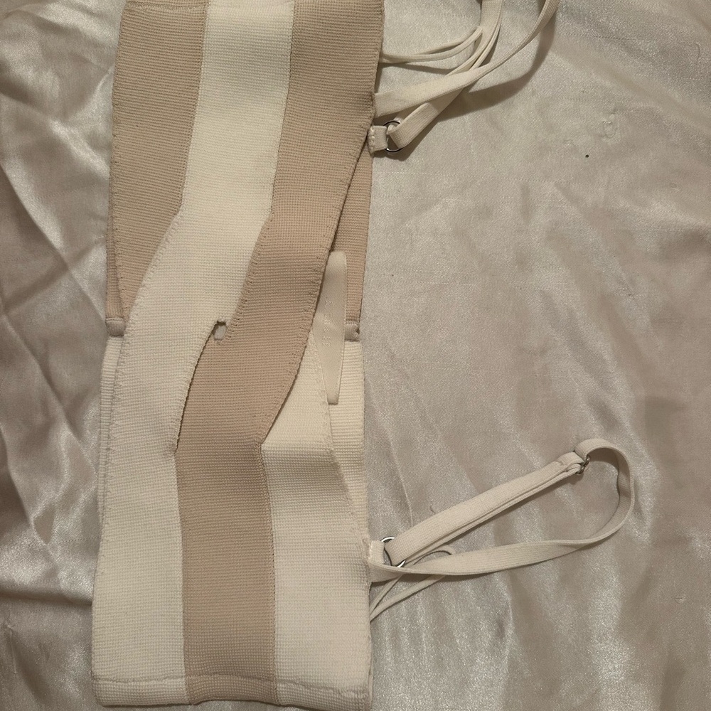 Dion Lee Beige and Cream Women's Top